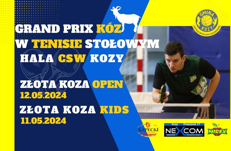 Plakat II turniej Grand Prix Kóz 2024