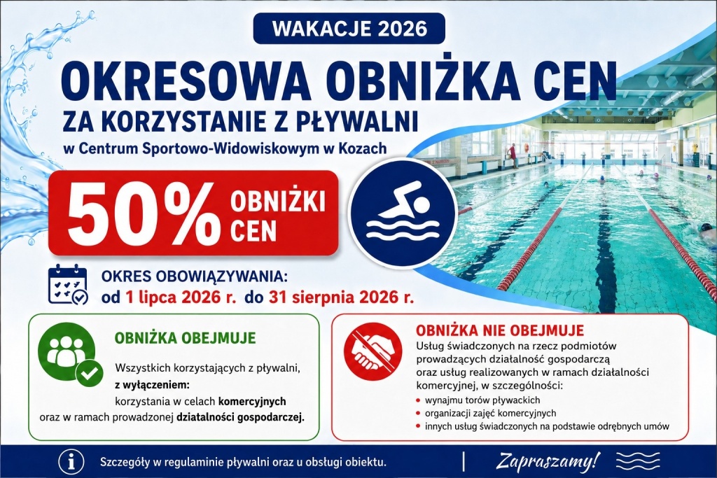 Obniżka cen Wakacje 2026