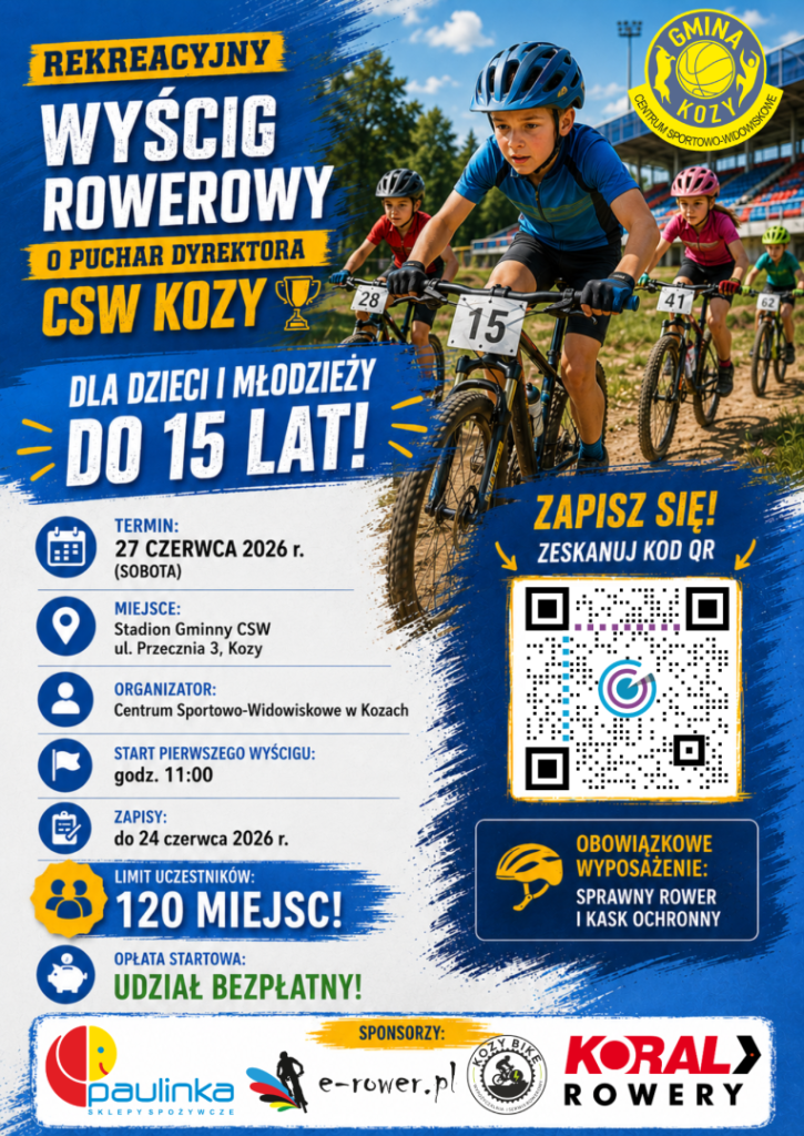 Plakat RWR o&nbsp;Puchar dyrektora CSW Kozy