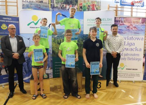 liga pływacka 15.04